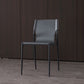 Modern Style Metal Chairs Armless Chair for Kitchen with Metal Legs