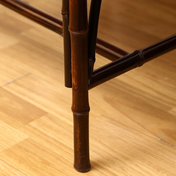 Sedie da pranzo posteriore di canna tradizionale sedia a braccio posteriore per sala da pranzo