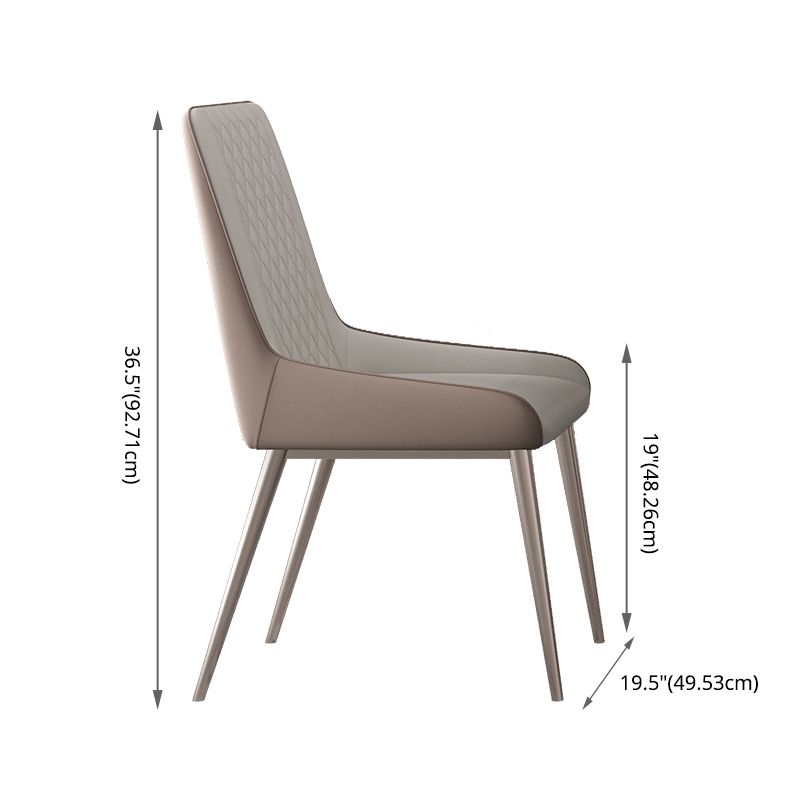 Modern Style Sintered Stone Dining Table with Standard Height Table and Rose Gold Trestle Base Clearhalo 'Dining Room Sets' 'Dining Tables & Seating' 'dining_room_set' 'furn' 'furn_dining_room_set' 'Furniture' 'furniture_dining_room_set' 'Kitchen & Dining Furniture' 'kitchen&dining_furn' 'kitchen' 1200x1200_b35a78e3-2b46-4669-aaa8-3197a93107a4