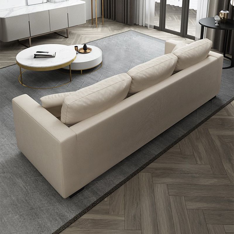 Living Room Square Arm Standard Sofa Contemporary Loose Back Couch Clearhalo 'furn' 'furn_sofas' 'Furniture' 'furniture_sofas' 'Living Room Furniture' 'Sofa' 'sofas' 1200x1200_b35bb7ff-9aff-4082-aba6-1818ec3703a5