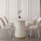 Sintered Stone Table for Restaurant Modern White Table with Double Pedestal Base Clearhalo ' dining_table' 'Dining Tables & Seating' 'Dining Tables' 'furn' 'furn_dining_table' 'Furniture' 'furniture_dining_table' 'Kitchen & Dining Furniture' 'kitchen&dining_furn' 'kitchen' 'kitchen_dining_table' 1200x1200_b35d751e-78df-477b-9198-8573940f682f
