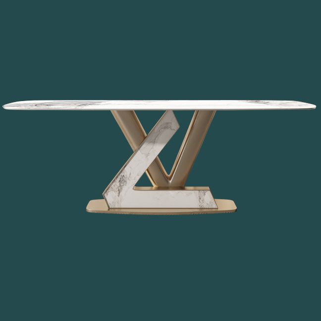 1/2/5/7/9 Pieces Dining Chairs Set Sintered Stone Dining Table Set Rectangle Table Clearhalo 'Dining Room Sets' 'Dining Tables & Seating' 'dining_room_set' 'furn' 'furn_dining_room_set' 'Furniture' 'furniture_dining_room_set' 'Kitchen & Dining Furniture' 1200x1200_b35eb9fc-478f-48a2-9428-a643ba0fe750