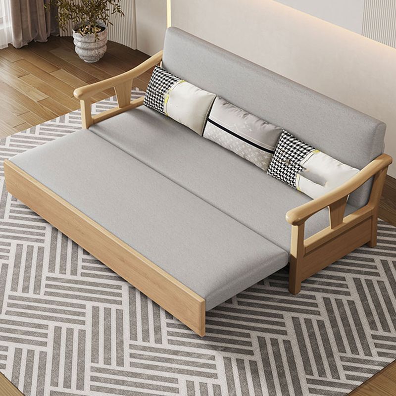 Canapé-lit futon pliable contemporain armes carrées futon et matelas