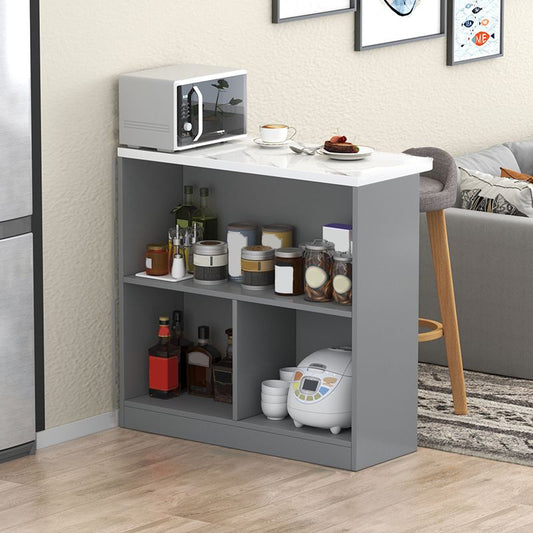 Hedendaagse stijl Wood Rectangle Patio Bar Tafel voor eetkamer