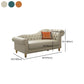 Modern Style Rolled Arms Chaise Living Room Faux Leather Chaise Clearhalo 'Chairs & Seating' 'Chaise Lounge' 'chaise_lounge' 'furn' 'furn_chaise_lounge' 'Furniture' 'Living Room Furniture' 1200x1200_b3639323-26e4-41b3-9f82-d7879722c029