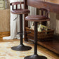 Modern Wood Bar Stool Iron Legs Low Back Nail-head Trim Counter Stool with Cushion Clearhalo 'Bar Furniture' 'Bar Stools' 'bar_stools' 'furn' 'furn_bar_stools' 'furniture_bar_stools' 'Kitchen & Dining Furniture' 'kitchen&dining_furn' 'kitchen' 'kitchen_furn' Furniture' 1200x1200_b363d421-a702-4b0c-a5a6-5d104ca49a86