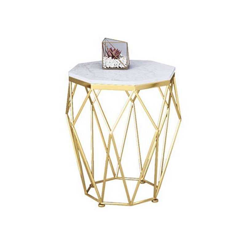 フレームベース長方形のモダンスタイルのロックプレートテーブルプレートメタルボトムフレームコーヒーテーブル