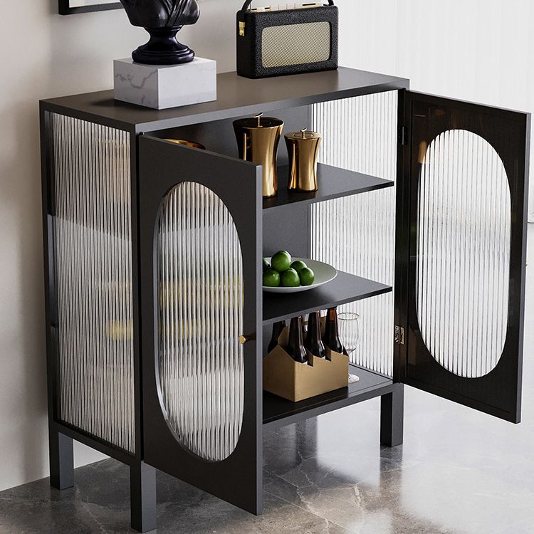 35.43 "H Sideboard zeitgenössischer Stil Speiseserver mit 2 Türen für das Wohnzimmer in der Küche