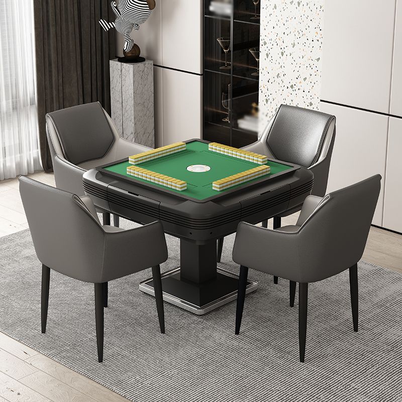 Contemporary Faux Leather Dining Chairs Upholstered Arm Chair with Metal Legs for Restaurant Clearhalo ' kitchen&dining_furn' 'Dining Chairs' 'Dining Tables & Seating' 'dining_chair' 'furn' 'furn_dining_chair' 'Furniture' 'furniture_dining_chair' 'Kitchen & Dining Furniture' 'kitchen' 1200x1200_b366ad7a-1561-43b3-ba25-99947f68ed43