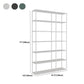 Modern Open Storage Bookcase 9.8" W Iron Frame Bookshelf with Shelves Clearhalo 'Bookcases' 'furn' 'furn_bookcases' 'Furniture' 'Office Furniture' 1200x1200_b3681484-f69f-4f0e-89c6-191b140772cc