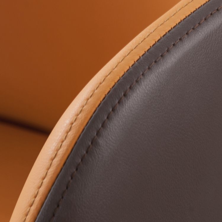 Industrial Metal Dining Room Chairs Arm Leather Dining Chairs for Home Use Clearhalo ' kitchen&dining_furn' 'Dining Chairs' 'Dining Tables & Seating' 'dining_chair' 'furn' 'furn_dining_chair' 'Furniture' 'furniture_dining_chair' 'Kitchen & Dining Furniture' 'kitchen' 1200x1200_b368d460-81d4-4033-a759-afeb89e214db