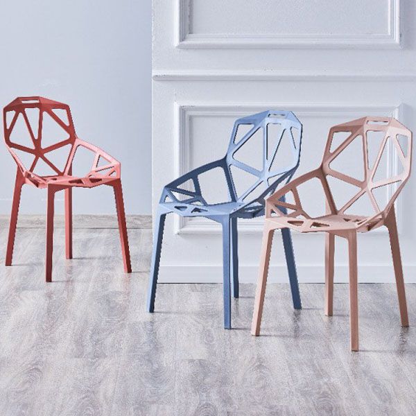 Contemporary Style Stackable Chairs Dining Plastic Arm Chairs for Kitchen Clearhalo 'Dining Chairs' 'Dining Tables & Seating' 'dining_chair' 'furn' 'furn_dining_chair' 'Furniture' 'furniture_dining_chair' 'Kitchen & Dining Furniture' 1200x1200_b36949c7-158a-4753-8670-f2bf4f793e4c