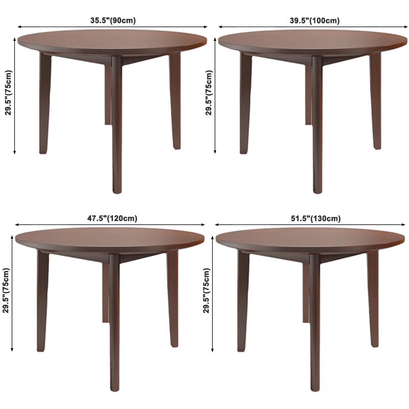 Contemporary Solid Wood Dining Table Round Shape Table with 3 Legs Base Clearhalo ' dining_table' 'Dining Tables & Seating' 'Dining Tables' 'furn' 'furn_dining_table' 'Furniture' 'furniture_dining_table' 'Kitchen & Dining Furniture' 'kitchen&dining_furn' 'kitchen' 'kitchen_dining_table' 1200x1200_b36b26a6-c2ab-4636-bb47-bbd7f3f46ba0