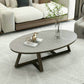 Contemporary Coffee Table Oval Single Stone Coffee Cocktail Table Clearhalo 'Coffee & Accent Tables' 'Coffee Tables' 'coffee_tables' 'furn' 'furn_coffee_tables' 'Furniture' 'Living Room Furniture' 1200x1200_b36b3106-ffcb-4599-820e-23891b4f0013