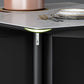 Solid Wood Contemporary Rectangular Table Glass Top Table with Drop Leaf Clearhalo 'Dining Tables & Seating' 'Dining Tables' 'dining_table' 'furn' 'furn_dining_table' 'Furniture' 'furniture_dining_table' 'Kitchen & Dining Furniture' 'kitchen' 'kitchen_dining_table' 1200x1200_b36b9ec1-34c0-4542-a073-ea61b3e9a217