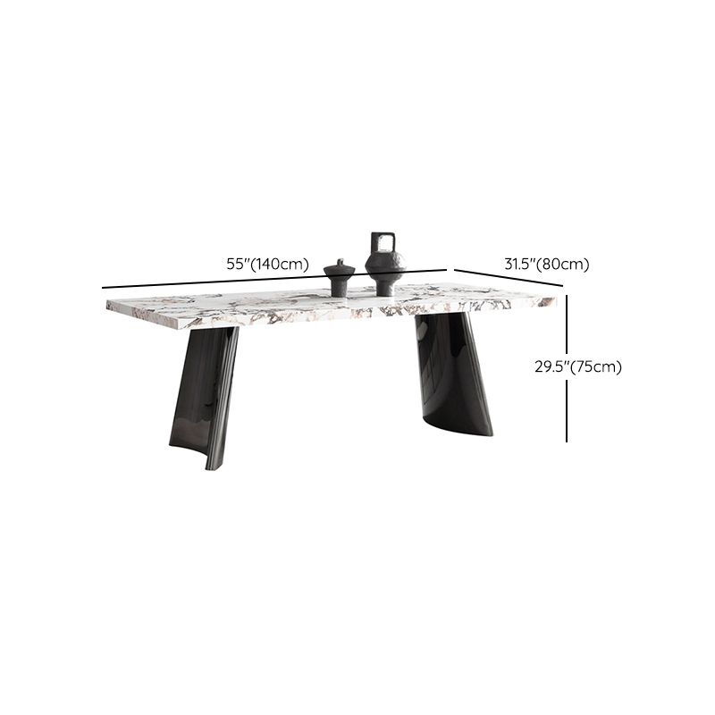 Steen bovenste eettafel set 1/4/5/7 stuks dinette ingesteld voor eetkamer