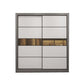Grey and White Wardrobe Cabinet Contemporary Wardrobe Armoire