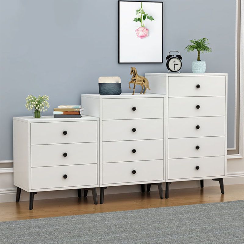 Cómoda de almacenamiento vertical de madera de ingeniería Glam, cómoda para dormitorio con cajones