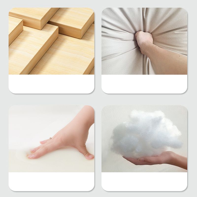 Skandinavische losen Rücksitzkissen Top Arm Beige Sofa für Wohnung