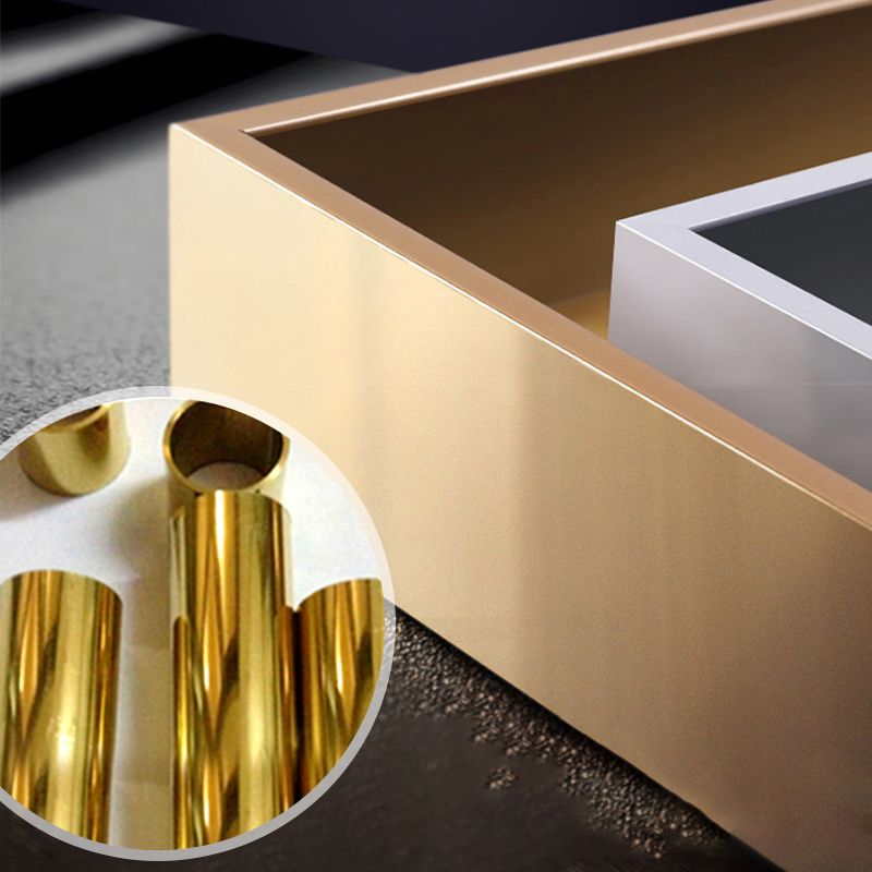 Glam Tufted Bedroom Bench, Foam Filled Bench with Metal Legs Clearhalo 'Benches' 'Chairs & Seating' 'furn' 'furn_benches' 'Furniture' 'Living Room Furniture' 1200x1200_b373563e-caa3-4b4b-9296-14778bdf9d3a