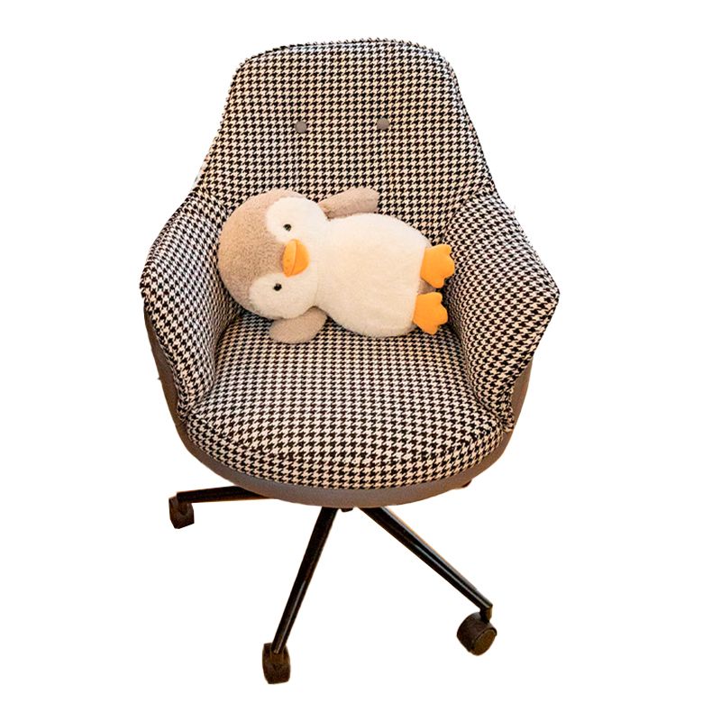 Chaise de bureau moderne sans bras sans chaise ergonomique pénible avec roues