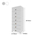 Contemporary Grey / White Chest Plastic Chest with Drawers for Bedroom Clearhalo 'Bedroom Furniture' 'Dressers & Chests' 'dressers_chests' 'furn' 'furn_dressers_chests' 'Furniture' 1200x1200_b37f047f-4e43-44dd-a7ff-5a039a9d63a7