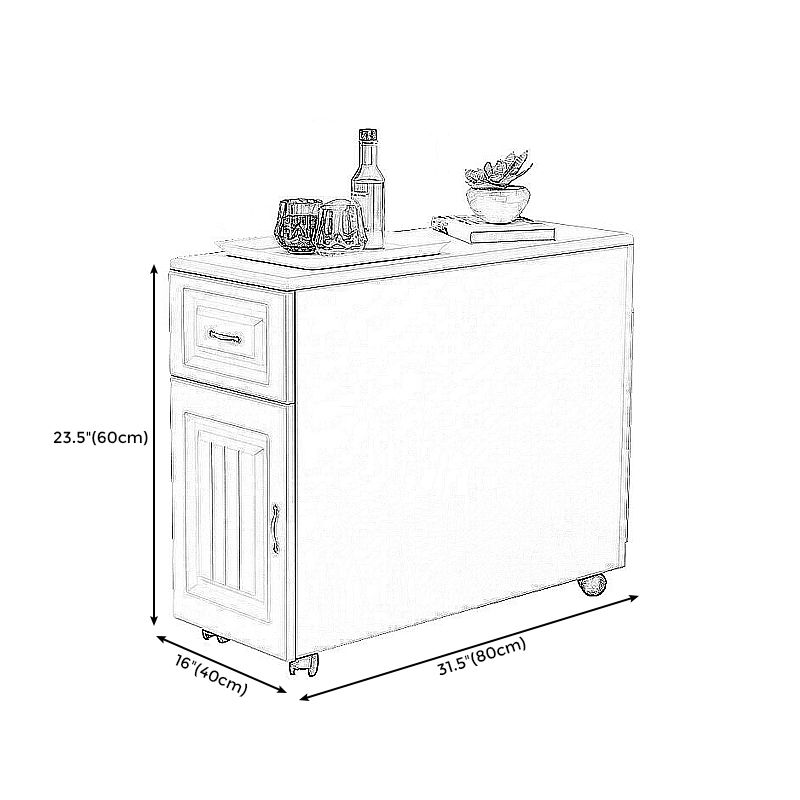 Contemporary Rectangular End Table Removanle Wood Sofa Side Table with Storage Clearhalo 'Coffee & Accent Tables' 'End & Side Tables' 'end_side_tables' 'furn' 'furn_end_side_tables' 'Furniture' 'Living Room Furniture' 1200x1200_b3807d25-3cdd-4ffc-8f73-9d77b6617169