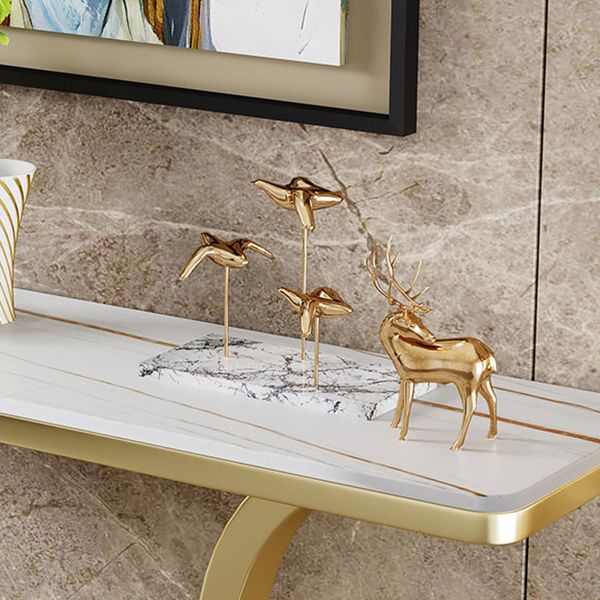 Tavolo da coprone da 31,5 "H con tavolo console di base per piedistallo per il corridoio