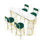 Modern Style Bar Table Oval Stone Storage Bar Table for Living Room Clearhalo 'Bar Furniture' 'Bar Tables' 'bar_tables' 'furn' 'furn_bar_tables' 'Furniture' 'Kitchen & Dining Furniture' 1200x1200_b3866af2-2dce-42ab-85f3-fcbf7f8876c4
