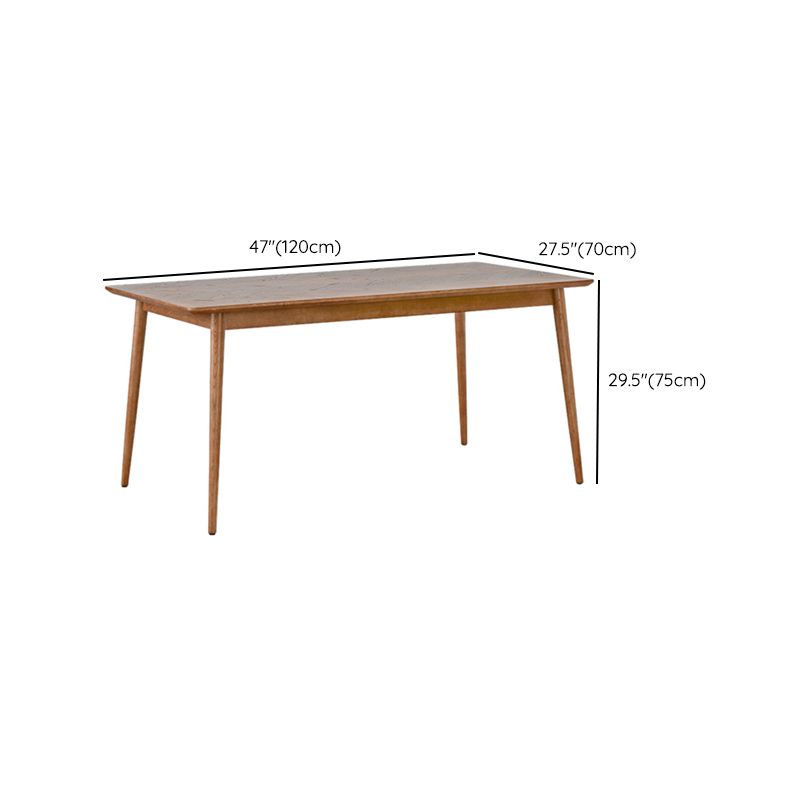 Moderne eetgelegenheid 1/4 PCS Massief houten eettafel en stoelen met bank