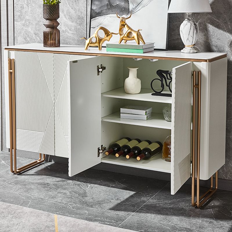 Panneau latéral en bois d'ingénierie en pierre moderne pour le salon