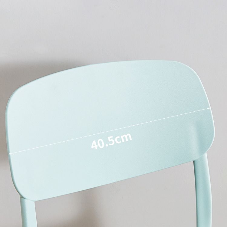 Glam Style Plastic Side Chair Matte Finish Open Back Home Use Dining Chair Clearhalo ' kitchen&dining_furn' 'Dining Chairs' 'Dining Tables & Seating' 'dining_chair' 'Furniture' 'furniture_dining_chair' 'Kitchen & Dining Furniture' 'kitchen' 1200x1200_b38ab867-e208-4488-99e2-bf3cf4ce53b7