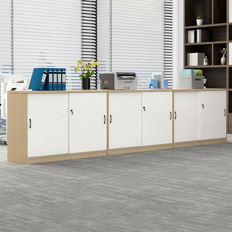 Babor de archivos de madera de archivo lateral de estilo moderno para la oficina en casa