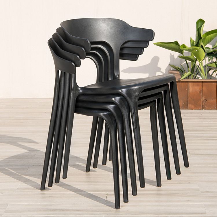 Glam Style Dining Chairs Plastic Dining Armless Side Chair for Kitchen (Set of 4) Clearhalo ' kitchen&dining_furn' 'Dining Chairs' 'Dining Tables & Seating' 'dining_chair' 'furn' 'furn_dining_chair' 'Furniture' 'furniture_dining_chair' 'Kitchen & Dining Furniture' 'kitchen' 1200x1200_b38b2377-4ddc-40e9-9e81-775f351c5974