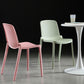 Home Contemporary Side Chair Solid Back Plastic Stackable Dining Room Chair Clearhalo ' kitchen&dining_furn' 'Dining Chairs' 'Dining Tables & Seating' 'dining_chair' 'furn' 'furn_dining_chair' 'Furniture' 'furniture_dining_chair' 'Kitchen & Dining Furniture' 'kitchen' 1200x1200_b38c8f23-10e1-4bd5-83a3-8083e0d60be2