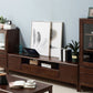 Rubber Wood Media Console Modern 2 Doors TV Console with Splayed Wooden Legs Clearhalo 'furn' 'furn_tv_stands_entertainment_centers' 'Furniture' 'Living Room Furniture' 'TV Stands & Entertainment Centers' 'TV Stands & Media Storage Furniture' 'tv_stands_entertainment_centers' 1200x1200_b390c3eb-da9b-415c-8d1e-8716f64a1428