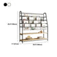 Modern Style Bookcase Metal Open Back Ladder Bookshelf for Home Office