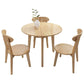 Contemporary Solid Wood Round Dining Table Kitchen Standard Dining Table with 4 Legs Base Clearhalo ' dining_table' 'Dining Tables & Seating' 'Dining Tables' 'furn' 'furn_dining_table' 'Furniture' 'furniture_dining_table' 'Kitchen & Dining Furniture' 'kitchen&dining_furn' 'kitchen' 'kitchen_dining_table' 1200x1200_b3920a9e-2afe-47df-b4ee-7e2e50c56ddd