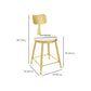 Glam Armless Kitchen Dining Side Chair Open Back Dining Side Chair Clearhalo 'Dining Chairs' 'Dining Tables & Seating' 'dining_chair' 'furn' 'furn_dining_chair' 'Furniture' 'Kitchen & Dining Furniture' 1200x1200_b3926b55-6792-48a5-8fc3-7f4279fe7e24