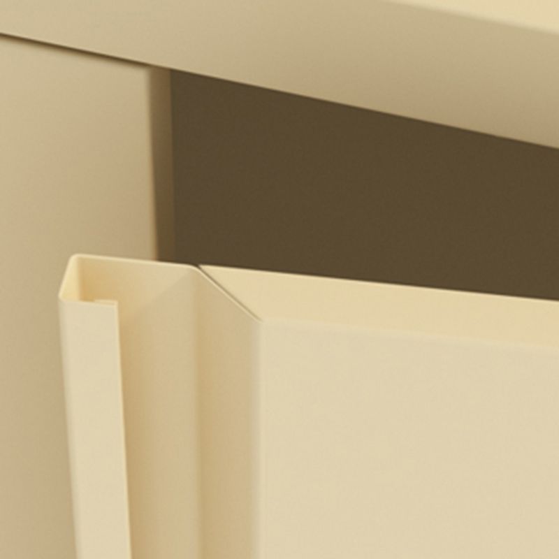 Armoire à accent moderne armoire de rangement beige avec résistant à l'eau