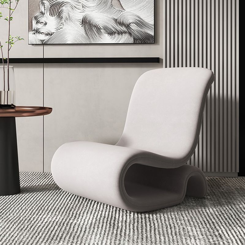 Sedia in velluto 25.97 "l x30.7" w x39.3 "H sedia a braccioless per soggiorno