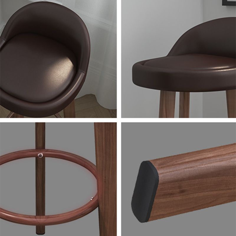 Taburete de bar de marco de acero de acero simple para cafetería