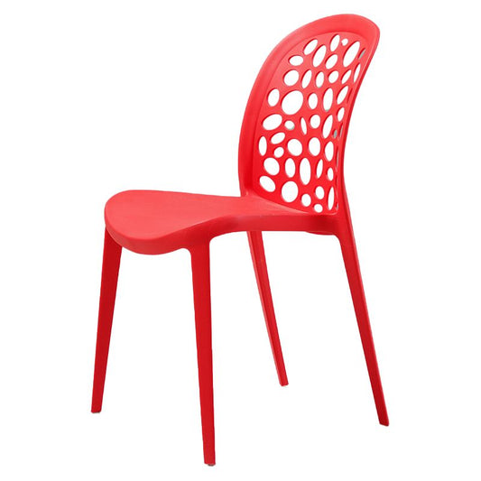 Scandinavian Plastic Side Chair Open Back Kitchen Dining Room Chair Clearhalo 'Dining Chairs' 'Dining Tables & Seating' 'dining_chair' 'Furniture' 'furniture_dining_chair' 'Kitchen & Dining Furniture' 1200x1200_b3988709-e31b-447b-8707-e7438130a12f