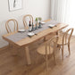 Contemporary Rectangle Shape Standard Dining Table Khaki Kitchen Dining Table with 4 Legs Base Clearhalo ' dining_table' 'Dining Tables & Seating' 'Dining Tables' 'furn' 'furn_dining_table' 'Furniture' 'furniture_dining_table' 'Kitchen & Dining Furniture' 'kitchen&dining_furn' 'kitchen' 'kitchen_dining_table' 1200x1200_b398eac6-ad2d-4a38-81b7-590e252bb245