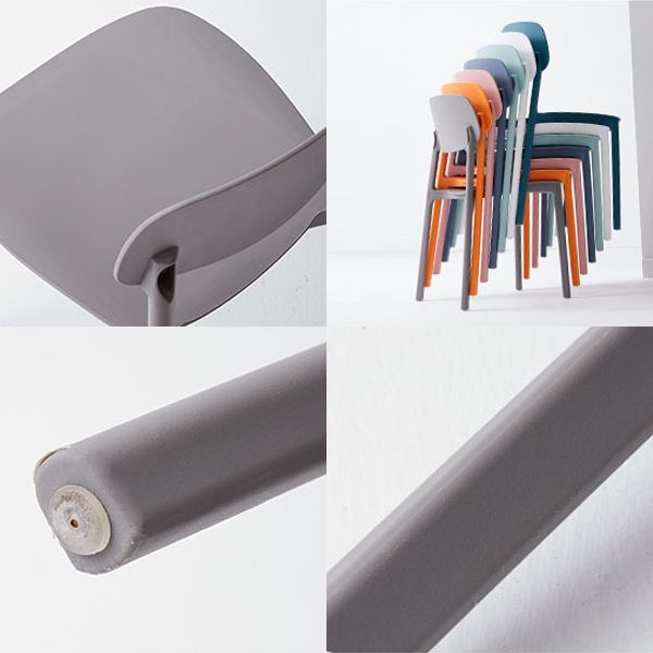 Scandinavian Plastic Conference Room Side Chair Open Back Dining Chair (Set of 4) Clearhalo ' kitchen&dining_furn' 'Dining Chairs' 'Dining Tables & Seating' 'dining_chair' 'furn' 'furn_dining_chair' 'Furniture' 'furniture_dining_chair' 'Kitchen & Dining Furniture' 'kitchen' 1200x1200_b399fdd5-a240-44d8-85e1-eea733e16baa