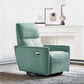 Solid Color Swivel Rocker Standard Recliner Leather Recliner Chair Clearhalo 'Chairs & Seating' 'furn' 'furn_recliners' 'Furniture' 'Living Room Furniture' 'Recliners' 1200x1200_b39c224a-14fd-4fb1-899c-a686a9fec906