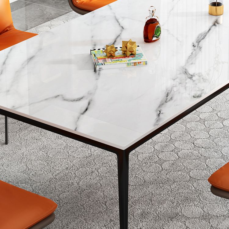 1/2/4/5/7/11 Pcs Metal Contemporary Dining Room Set with Rectangle Table Dinette Set Clearhalo 'Dining Room Sets' 'Dining Tables & Seating' 'dining_room_set' 'furn' 'furn_dining_room_set' 'Furniture' 'furniture_dining_room_set' 'Kitchen & Dining Furniture' 'kitchen&dining_furn' 'kitchen' 1200x1200_b39e52e9-0aa0-40e0-8a8b-4f686f52148a