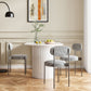 White Tone Dining Table Simplicity Double Pedestal Table for Dining Room Clearhalo ' dining_table' 'Dining Tables & Seating' 'Dining Tables' 'furn' 'furn_dining_table' 'Furniture' 'furniture_dining_table' 'Kitchen & Dining Furniture' 'kitchen&dining_furn' 'kitchen' 'kitchen_dining_table' 1200x1200_b3a0611f-ba33-4485-b916-3da9dbca3158