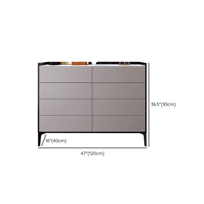 Cofre de almacenamiento de piedra tocador de cofre de almacenamiento moderno para dormitorio