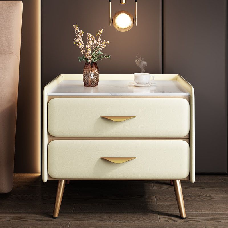 Steen accenttafel nachtkastje glamour bedacht kast voor slaapkamer